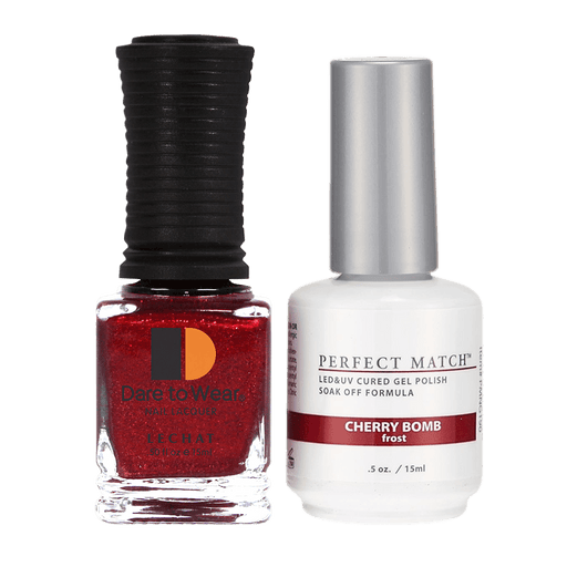 Perfect Match Gel Duo PMS 190 CHERRY BOMB - Angelina Nail Supply NYC