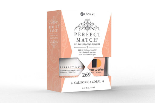 Perfect Match Gel Duo PMS 269 CALIFORNIA CORAL - Angelina Nail Supply NYC