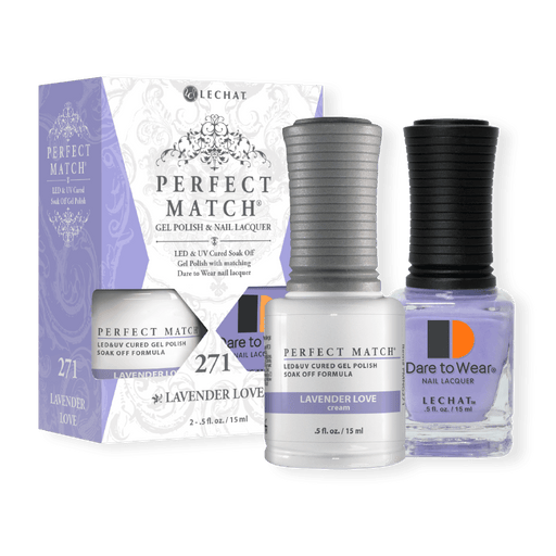 Perfect Match Gel Duo PMS 271 LAVENDER LOVE - Angelina Nail Supply NYC