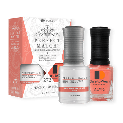 Perfect Match Gel Duo PMS 272 PEACH OF MY HEART - Angelina Nail Supply NYC