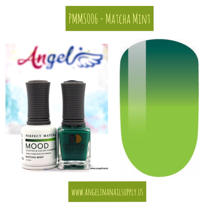 PMMS006 Matcha Mint (2 - 0.5 oz) - Angelina Nail Supply NYC