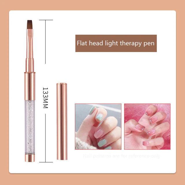 Rose Gold Gel Brush with Cap - Angelina Nail Supply NYC