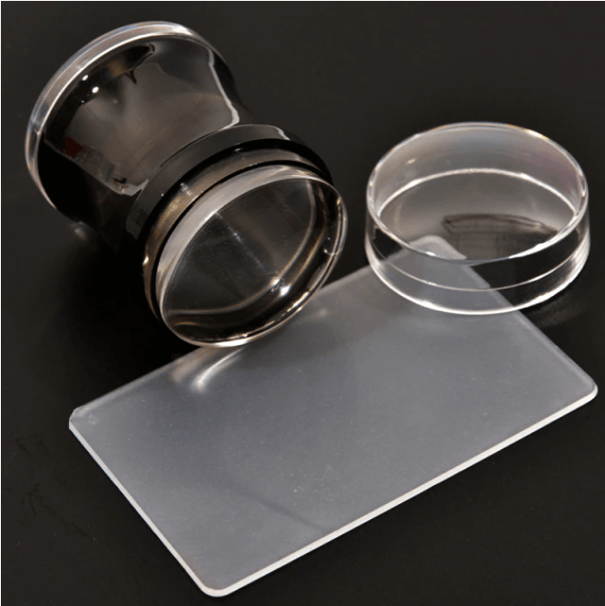 Silicon Stamper & Scraper Set - Angelina Nail Supply NYC