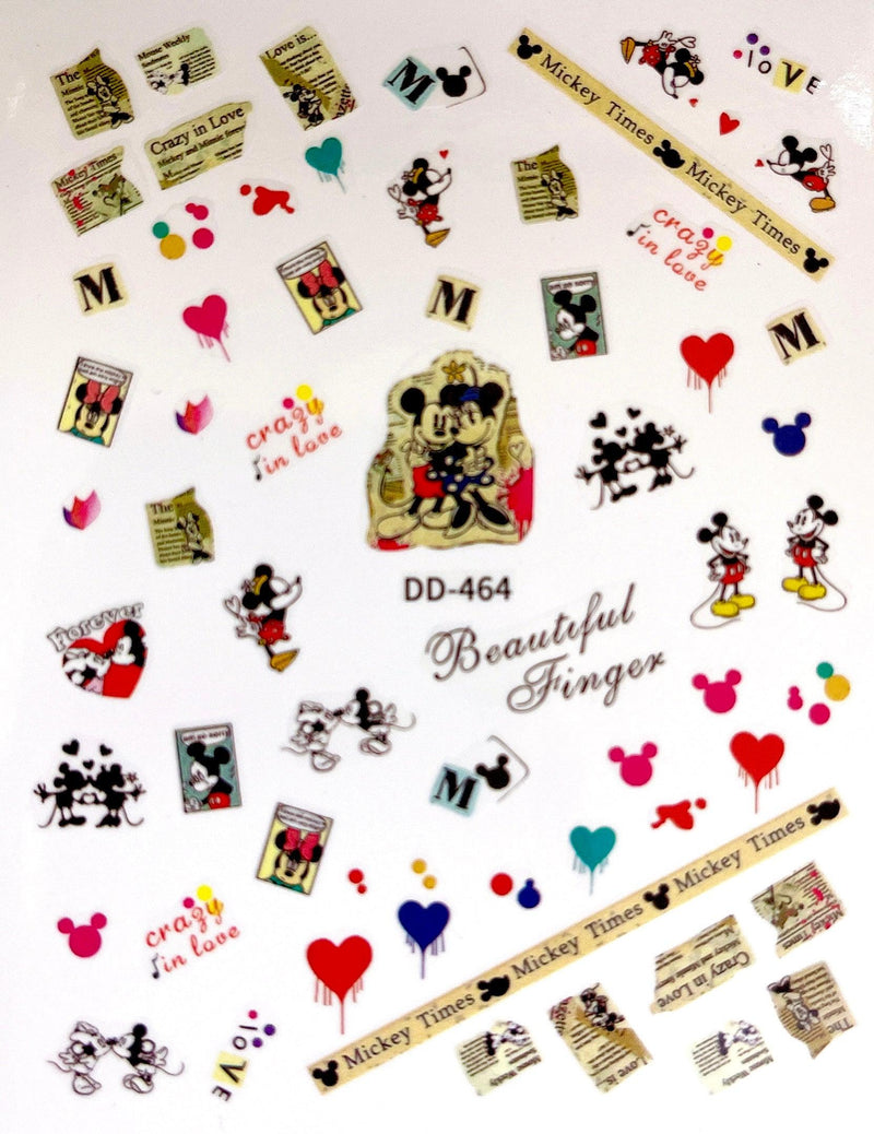 Sticker Cartoon - 2 - Angelina Nail Supply NYC