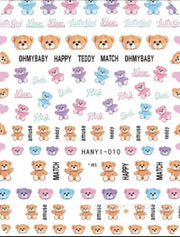 Sticker Cartoon - 2 - Angelina Nail Supply NYC