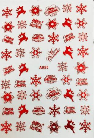 Sticker Christmas - Angelina Nail Supply NYC