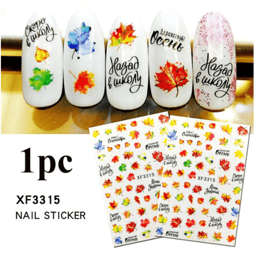 Sticker Leaf & Flower - Angelina Nail Supply NYC