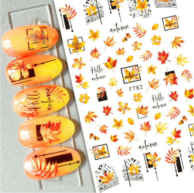 Sticker Leaf & Flower - Angelina Nail Supply NYC