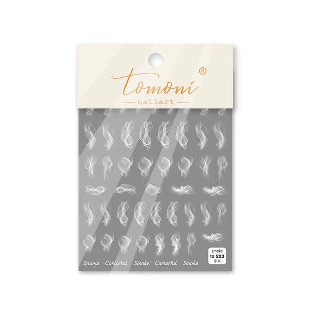 Sticker Marble - Smoke Design - Angelina Nail Supply NYC
