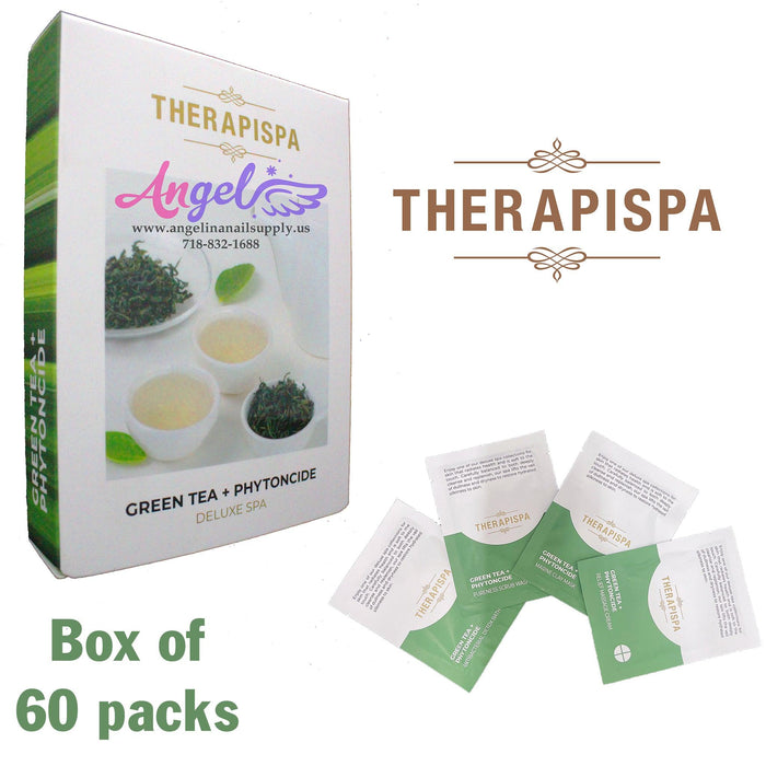 Therapispa Deluxe Spa | Box/60packs | Green Tea - Angelina Nail Supply NYC